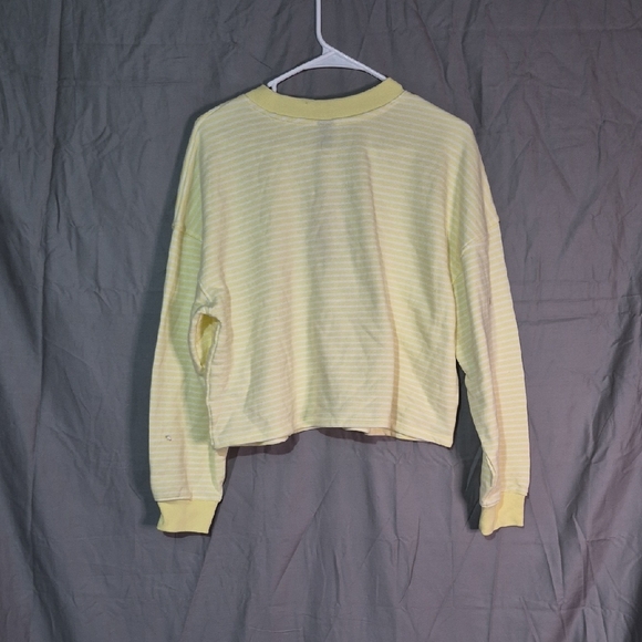 Wild Fable Yellow Striped Sweatshirt - Picture 5 of 5